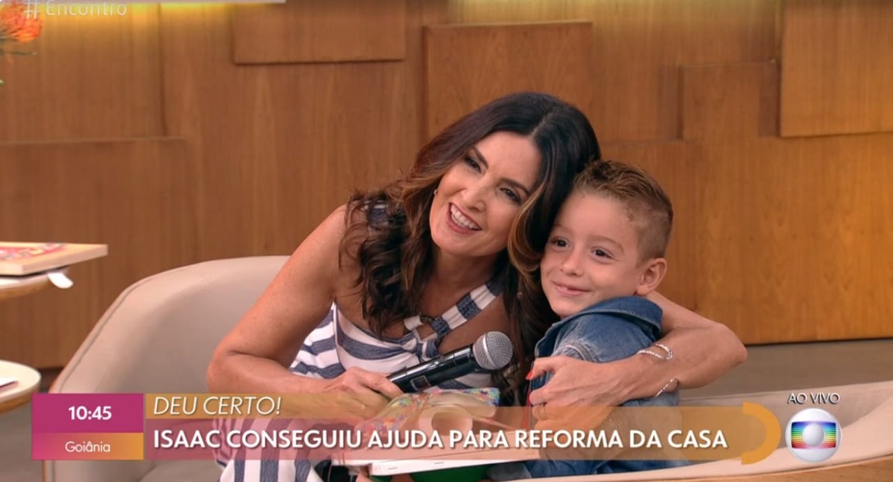 O pequeno Isaac Cavalcante vai ter a casa reformada após pedir ajuda em vídeo nas redes sociais